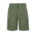 thumbnail image 2 of JTieacloth Mens Elastic Waist Shorts Men's Classic Cargo Stretch Short,Green, 2 of 4