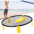 thumbnail image 5 of Mini juego de pelota de voleibol de playa, juego de pelota de bola de batalla de pico con inflador compatible con fiesta de fitness de entretenimiento de ocio Afortunado Sencillez, 5 of 5