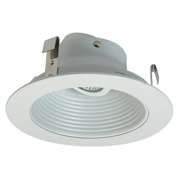Nora Lighting Nl-410 4" Baffle Recessed Trim - White