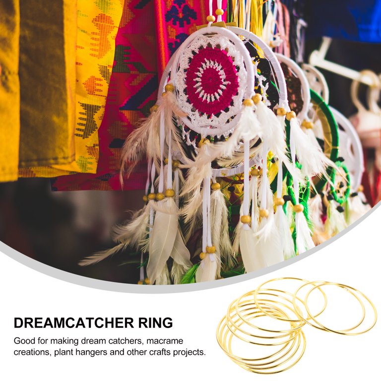 Unbranded Golden Iron Ring for DIY Crafts Perfect for