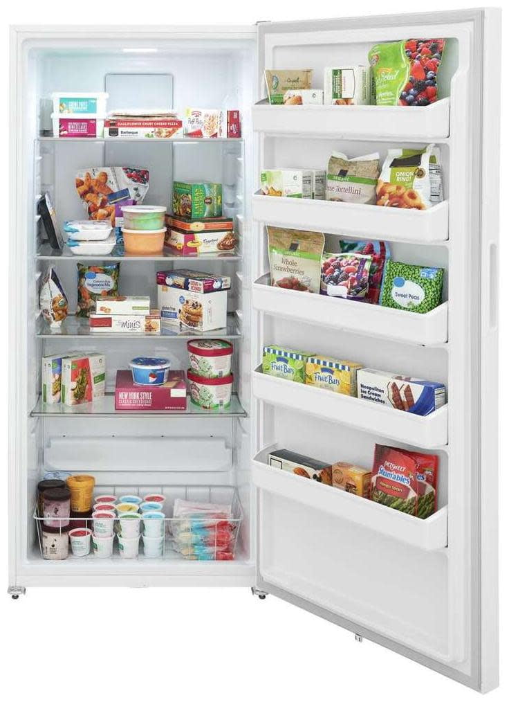 Frigidaire Fruf2020a 33" Wide 20 Cu. Ft. Free Standing Upright Full Size Freezer - Carbon
