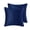 Navy Blue, variant on Alchemic Living Set of 2 Seafoam Blue Luxurious Soft Velvet Pillow Covers 16x16 Inch (40x40 CM) - Solid Decorative Concealed Zipper Throw Cushion Covers for Sofa, Couch, Living Room