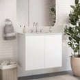 thumbnail image 1 of Modway Bryn Meuble-Lavabo de Salle de Bain Mural 30 Pouces Blanc Blanc, 1 of 9