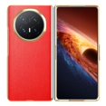 thumbnail image 1 of Case For Huawei Honor Magic V6, Genuine Leather Cover With Anti-Fingerprint Electroplated Camera Protective Shell, 1 of 6