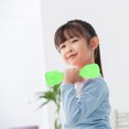thumbnail image 3 of Raindrops 2Pcs Interactive Kids Dumbbell Toy Green ABS for Exercise and Auditory Stimulation in Child Development, 3 of 8