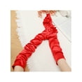 thumbnail image 6 of INSPIRE CHIC Women's Satin Extra Long Gloves Arm Length Full Fingers 1920s Evening Gloves for Dancing Party Red One Size, 6 of 6