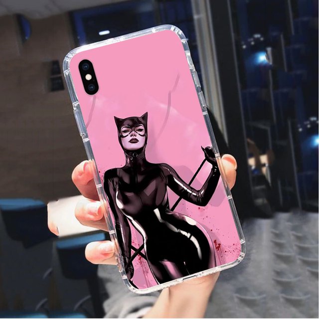 Funda De TPU Flexible Para Compatible Con Tecno Camon 16 18T 17 17P 18 Premier 18I 18P 15 Pro Lite DK-19 Catwoman