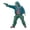 Wearing a hat, variant on Fiocias 2 Pieces Miniature Thief Architectural Model Figure Street Character Robber Resin Suitable for Railway Layout Home Photographic Scenes Decoration Take the bottle