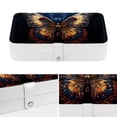 thumbnail image 4 of Butterfly Stylish PU Leather Necklace Holder Jewelry Stand with Removable Compartment and Decorative Box - Portable Organizer, 4 of 6