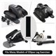 thumbnail image 3 of 4 Correas de Pedal para Máquina Ejercitadora de Piernas Elípticas, Adecuadas para Ejercitador de Pedales y Pies Elípticos para Debajo del Escritorio, 3 of 5