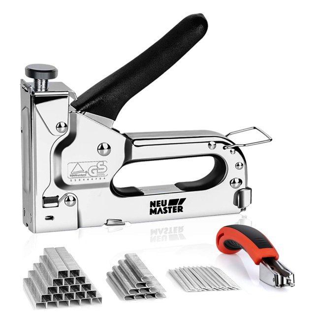 Grapadora NEU MASTER 3 en 1 manual de uso pesado con grapas