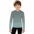 thumbnail image 5 of YAYUBA Girls Long Sleeve Swimsuit Upf 50+ Sun Protection Rash Guard Swim Shirt Quick Dry Youth Water Shirts for Beach Pool, 5 of 6