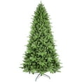 thumbnail image 2 of 6ft Artificial Green Christmas Tree with 1168 PE/PVC Mixed Branch Tips Hinged Premium Foldable Base for Indoor Holiday Decor - Automatic Hinge & Storage Bag, 2 of 8