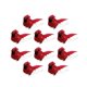 thumbnail image 4 of Accesorios colgantes de Navidad Bewildely 10 Uds pájaro rojo decoración colgante para el hogar, 4 of 6