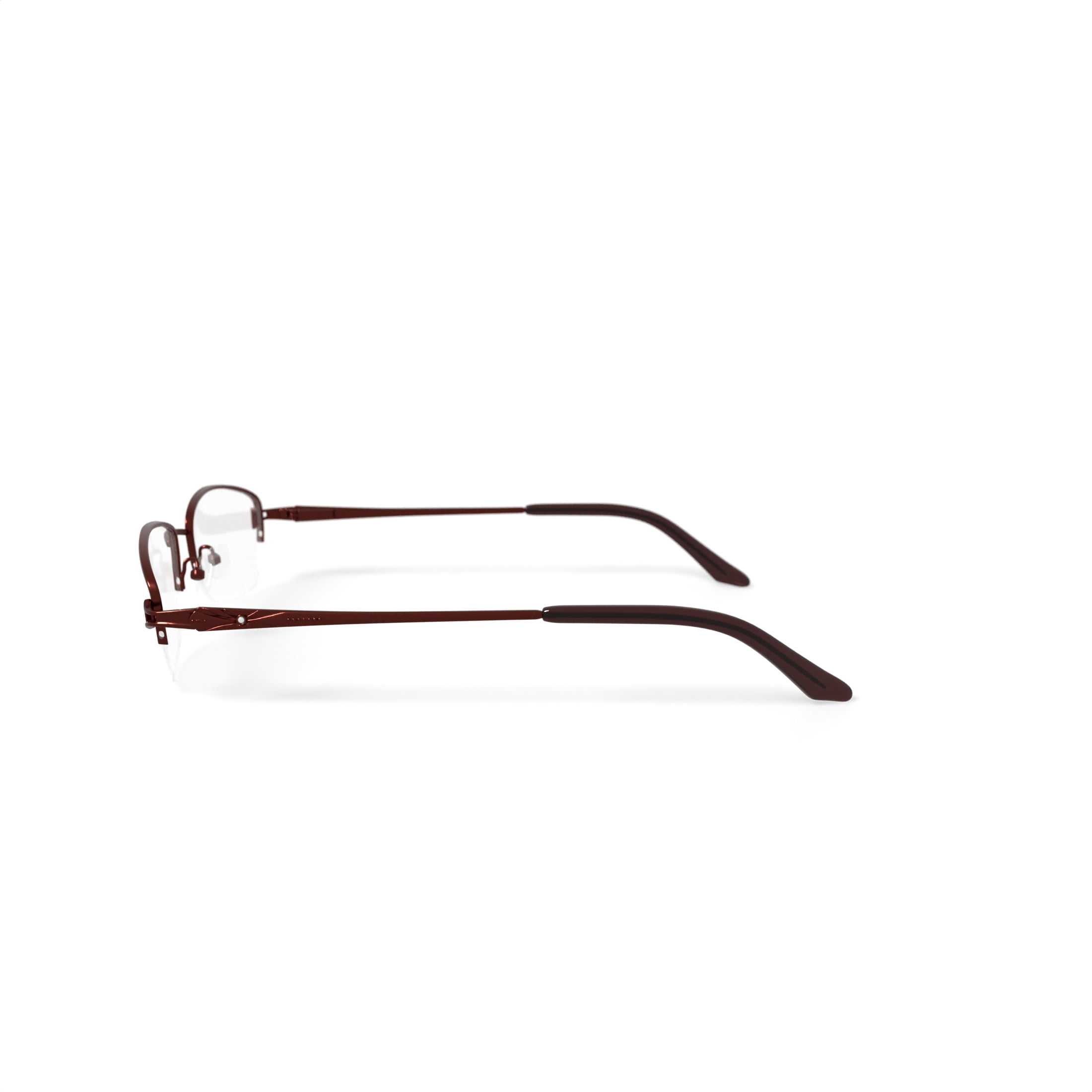 Christie Brinkley Women's Auspicious Rectangular Prescription Eyeglasses with Case, Brown