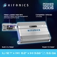 thumbnail image 5 of Hifonics Brutus BG 700 Watt Class D Monoblock Amplifier with Built-In UV Meter, 5 of 16