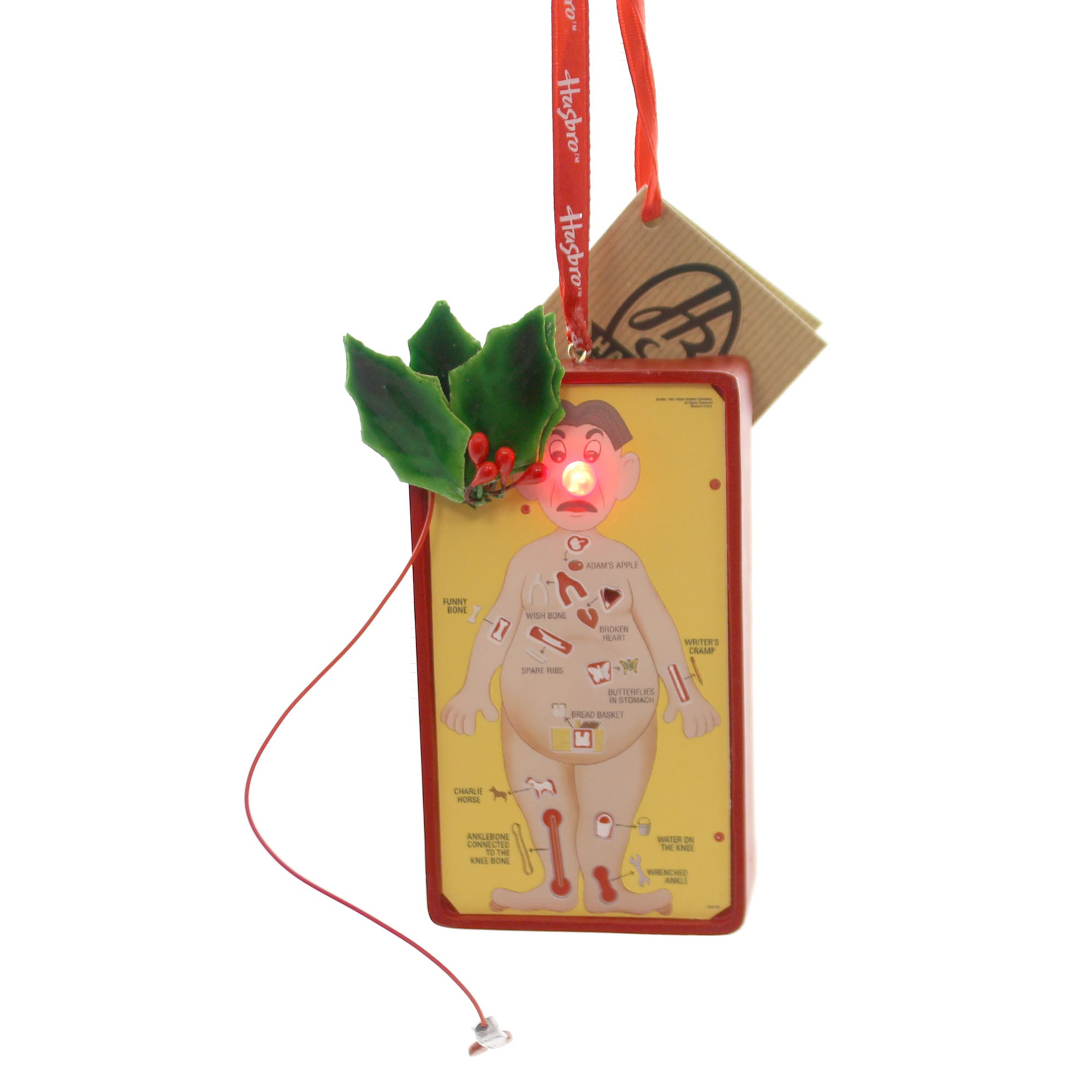 Holiday Ornaments HASBO OPERATION GAME BOARD Polyresin Department 56