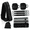 Black, variant on Purple 3-in-1 Glute Workout Set with Thrust Belt, Fabric Booty Bands and Ankle Resistance Cuffs