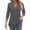 Grey, variant on 3/4 Length Sleeve Womens Tops 2026 Trendy V Neck Pleated Front Tunic Dressy Casual Work Shirt Womens Blouses