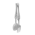 thumbnail image 4 of Raindrops Stainless Steel Salad Tongs for Home Use Strong Heat Resistant Ergonomic Design 1Pc, 4 of 7