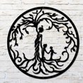 thumbnail image 6 of Metal Wall Art Hanging Decor Mother With Children Wall Art Modern Wall Sculpture Unique Creative Gifts Home Decorations, 6 of 8