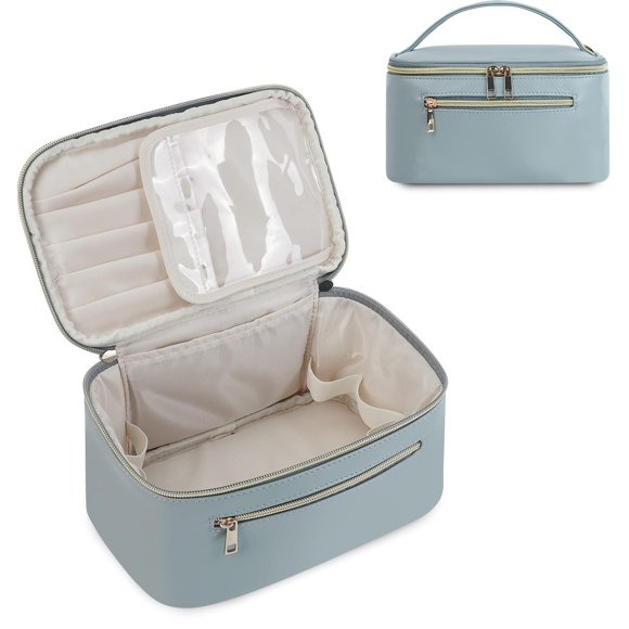 Bolsa de maquillaje Wandering Nature Travel Organizer de piel vegana