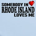 thumbnail image 2 of CafePress - Somebody In Rhode Island Loves Me Body Suit - Baby Light Bodysuit, Size Newborn - 24 Months, 2 of 4