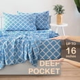 thumbnail image 2 of Deep Pocket 4 Piece Bed Sheets Set 1800 Series Comfort Microfiber Bed sheet Set, 2 of 17