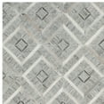 thumbnail image 3 of SAFAVIEH Studio Leather Marielle Geometric Area Rug, Ivory/Grey, 3' x 5', 3 of 5