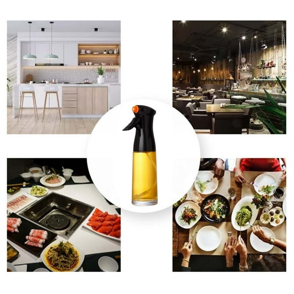 EGNMCR Oil Sprayer for Cooking 220ml Oil Spray Bottle Press-type Atomizing Oil Spray Pot Household Glass Oil Control Bottle Outdoor Barbecue Oil Spray Pot spray can