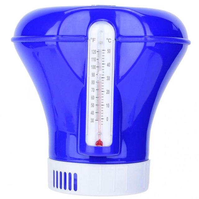 Dispensador flotante Dispensador de píldoras esterilizadoras con taza flotante con termómetro