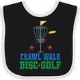 thumbnail image 3 of Inktastic Crawl Walk Disc Golf Boys or Girls Baby Bib, 3 of 4