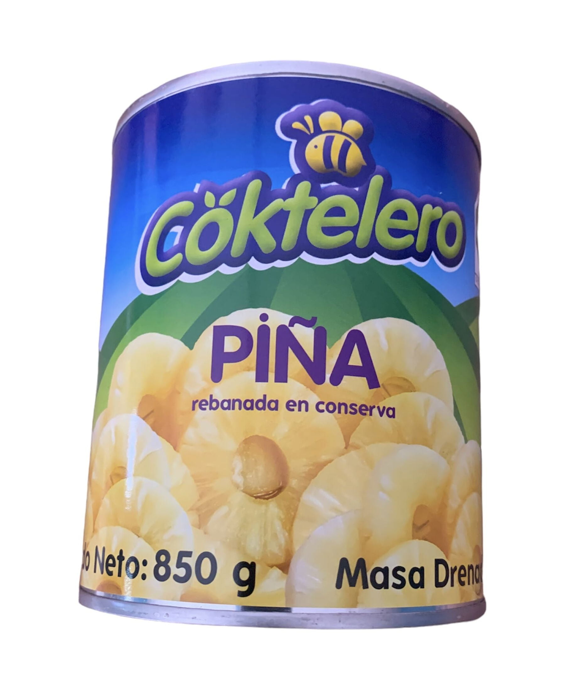 PIÑA EN REBANADAS COKTELERO 850 G COKTELERO Piña en almibar | Bodega ...