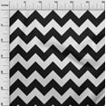 thumbnail image 2 of oneOone Organic Cotton Poplin Twill Fabric Chevron Geometric Print Fabric By The Yard 42 Inch Wide, 2 of 4