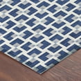 thumbnail image 3 of Addison Rugs Chantille Indoor/Outdoor Transitional Geometric Navy Machine Washable Rectangle Rug, 3' x 5', 3 of 8