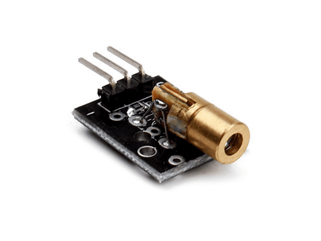 650nm Laser sensor Module 6mm 5V 5mW Red Laser Dot Diode Copper Head Compatible With Arduino by