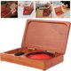 thumbnail image 3 of Wood Stamp Storage Case Vintage Inkpad Stamp Storage Box Stamp Packing Box, 3 of 4