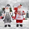 thumbnail image 3 of hulanddfd Santa Claus Decorations, 12Inch Cute Santa Claus Doll Standing Posture Figurine Ornaments with Gfits for Xmas Window Decoration Christmas Decoration Navidad Natal Gifts. Red and white, 3 of 3