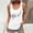 White, variant on Womens Tank Turtle Graphic Print Casual Tank Top Crew Neck Summer Womens Camisole Army Green L