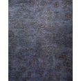 thumbnail image 5 of Hand-Knotted Wool Overdyed Contemporary Gray Area Rug 2' 7" x 8' 1", 5 of 9