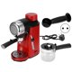 thumbnail image 1 of Cafetera de 0,24 L, Mini máquina de café semiautomática con bomba de 5bar, Espumador de leche, roja, 220V (Enchufe europeo), 1 of 14