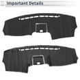 thumbnail image 5 of Unique Bargains Dash Cover for Hyundai Santa Fe 2007-2012 Non-Slip Dashboard Carpet Mat Polyester Silicone Gray, 5 of 7