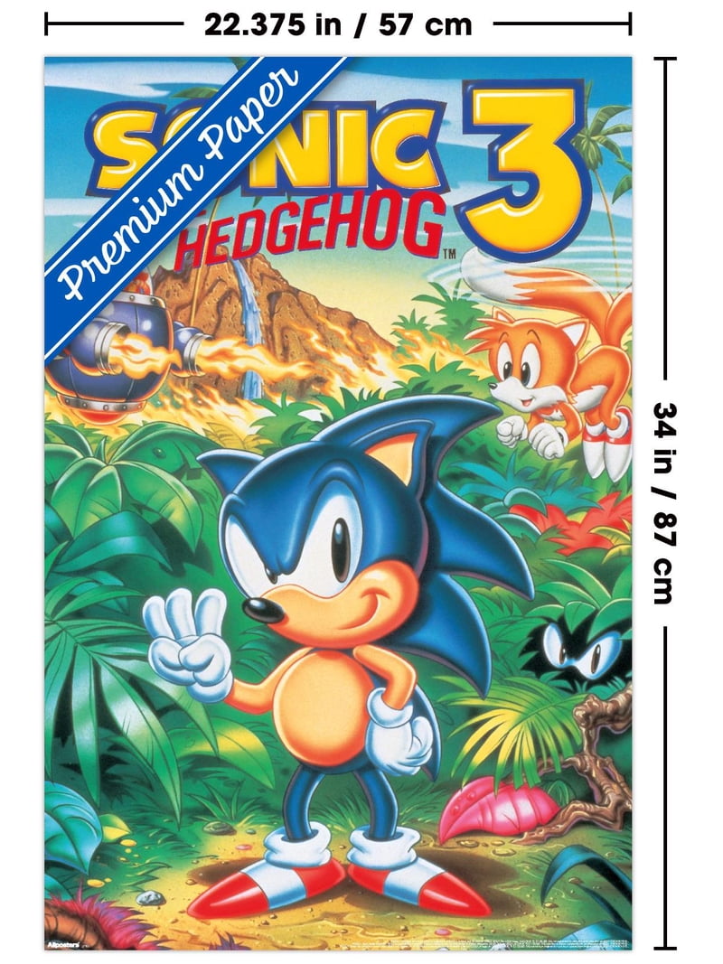 Sonic the Hedgehog 3 (1994) - Key Art Wall Poster, 22.375