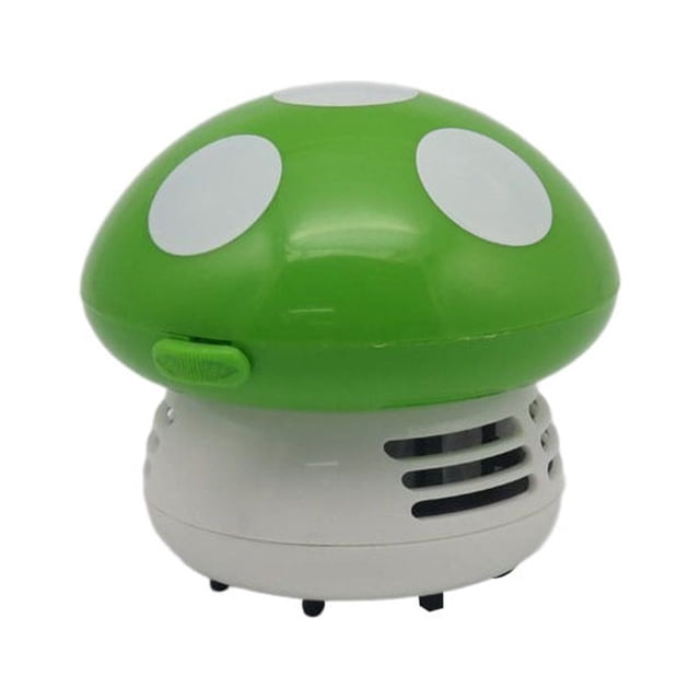 VONKY Computer Desktop Mini Vacuum Desk Strong Suction Handheld Electric Dust Sweeper Debris Cleaning Tool Household Supplies Green