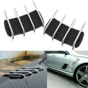 Xotic Tech 1 Pair Car Custom Hood Side Flow Vent Fender Intake Grille Air Net Door Cover Decal Auto Stickers