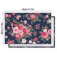 thumbnail image 6 of Pioneer Flower Floral Print Pattern Summer Placemats Table Placemats Set Of 4-Linen Kitchen Washable Placemats Table Mats 12x18 Inch Non-Slip Heat Resistant, 6 of 6