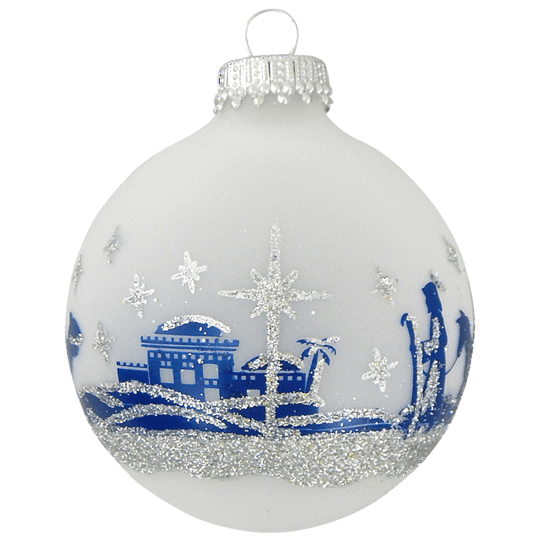 Glass Christmas Tree Ornaments 67mm 2.625