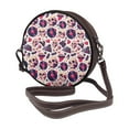 thumbnail image 2 of Lsque Skull lips record Guitar Pattern Shoulder Bag – Microfiber Leather Crossbody with Detachable Strap & Handle Ring, Waterproof & Durable, Elegant Everyday Carry, 2 of 5