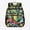 Camo Print, variant on Floral Cat Face Pattern Lightweight Preschool Backpack for Hiking Preschool Use, Top Handle Preschool Kids Polyester School Bag