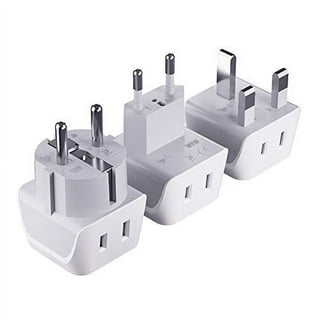 Mining 220V Travel Power Adapter Grounded European Plug - Type E/F Out